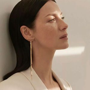 Gold Long Dangle Tassel Earrings very classy!